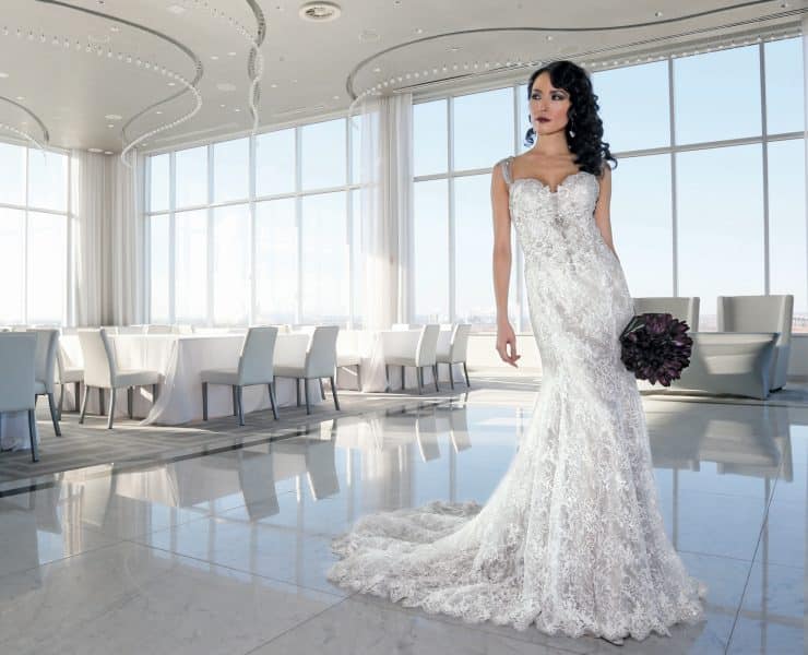Gown: Eve of Milady (4336). Ariston Flowers.