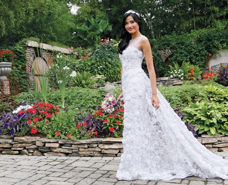 Gown: Lucia Rodriguez (LRW909). Henry's Florist