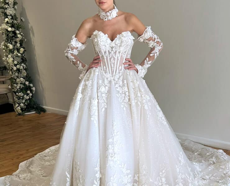 Amalia Carrara Spring 2025 Bridal Gown Collection, Style 415